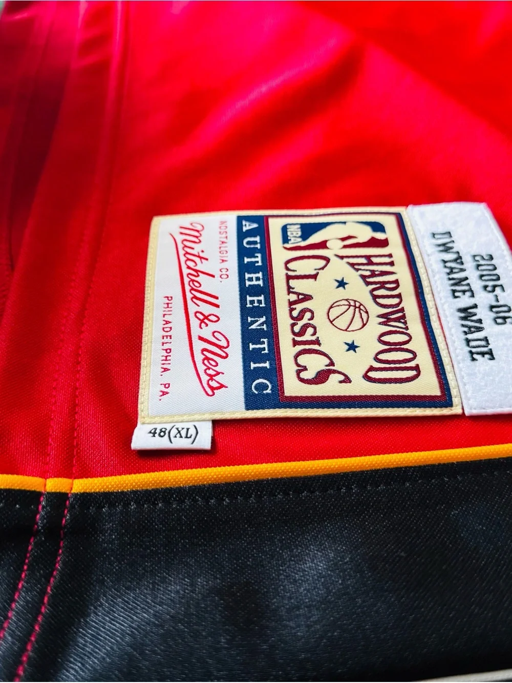 Mitchell & Ness Authentic Miami Heat Basketball Jersey bundle